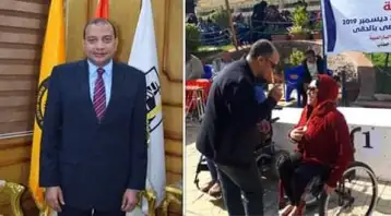 منصور" يهنئ السباحة "تغريد طلعت" بآداب بنى سويف لحصولها على الميدالية الذهبية ببطولة كأس مصر للسباحة