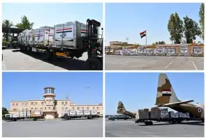 مصر ترسل مساعدات طبية ومواد غذائية للأشقاء فى دولة جيبوتى