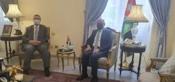 السفير الأردني يناقش مع نظيره الفلسطيني سبل تعزيز التعاون والتنسيق بشأن القضية الفلسطينية