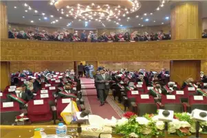 أعضاء هيئة النيابة الإدارية الجدد يؤدون اليمين أمام وزير العدل