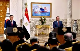 ننشر كلمة السيسي كاملة خلال مؤتمره الصحفي مع الرئيس كوريا الجنوبية