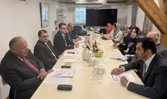 شكري يلتقي الدكتور سلطان الجابر الرئيس المعين للدورة المقبلة للمؤتمر COP28