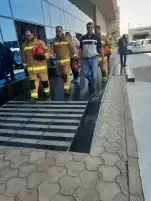 تجربة طوارئ بشركة ميناء القاهرة الجوى