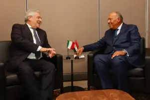 شكري ونظيره الإيطالي يؤكدان أهمية العمل سويًا للحفاظ على الوتيرة المتنامية للتعاون الثنائى
