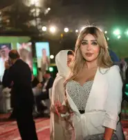 بالصور.. إيمان أبوطالب تشارك في حفل العيد الوطني الـ٩٣للمملكة العربية السعودية