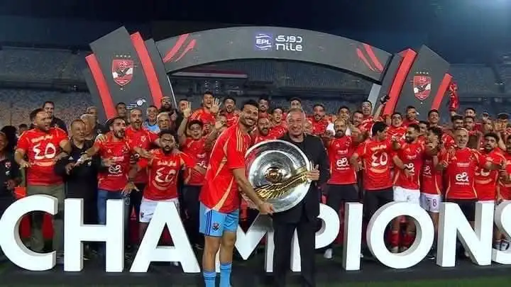 الأهلي بطلًا للدوري المصري للمرة 45 في تاريخه