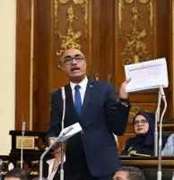 إيهاب منصور : أرفض الموازنة الحالية لأنها لا تحقق مصالح الشعب