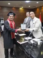 يحيى أحمد محمود الوكيل يحصل على درجة الدكتوراه بامتياز