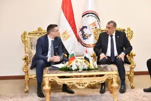 صلاح الدين يبحث مع وزير الاقتصاد والصناعة البلغاري أوجه التعاون في التصنيع العسكري والمدني