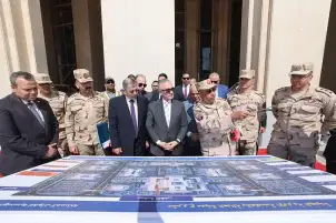 وزير العدل يتفقد مشروع مدينة العدالة بالعاصمة الجديدة