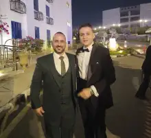 تهنئة خاصة للنقيب محمد رأفت داوود بمناسبة الزفاف السعيد