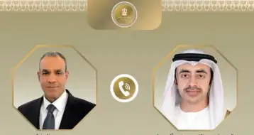 وزير الخارجية يبحث هاتفياً مع نظيره الإماراتي العلاقات الثنائية ومستجدات الأوضاع الإقليمية
