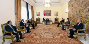 الرئيس السيسي وعمار الحكيم يبحثان تطورات المنطقة وتعزيز استقرار العراق