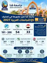 جامعة قنا تعزز حضورها في تصنيف QS للجامعات العربية 2027