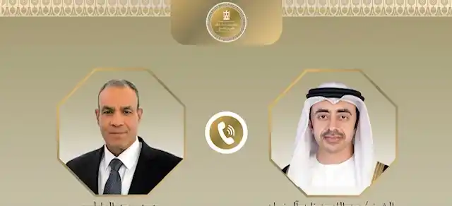 وزير الخارجية يناقش مع  عبد الله بن زايد الترشيح الإماراتي لمنصب الأمين العام للأمم المتحدة.